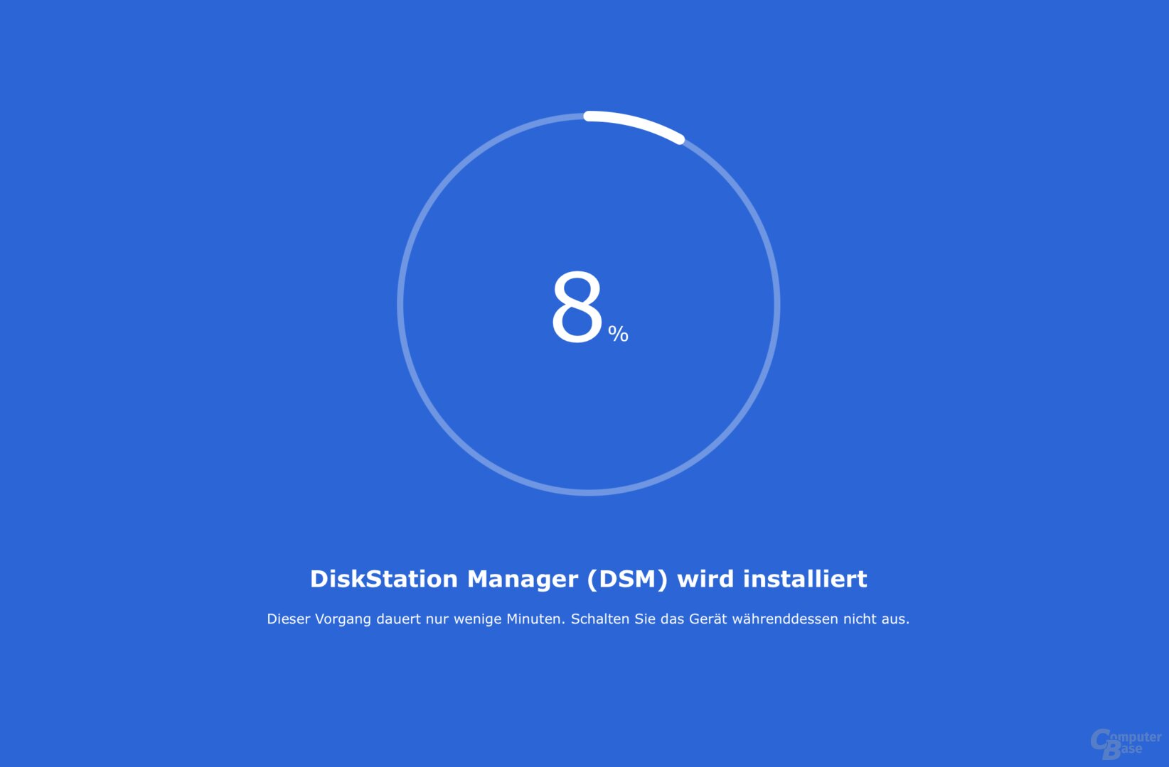 Nach Schritt 3 kann DSM installiert werden